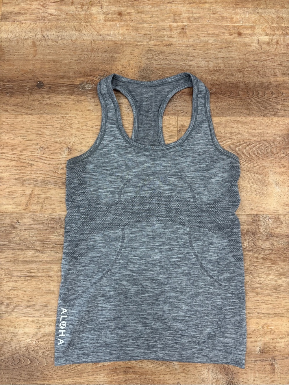 lululemon athletica Heather Gray Racerback Tank